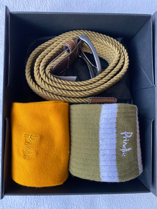 Belt and Socks Gift Box