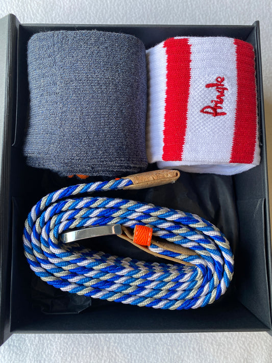 Belt and Socks Gift Box