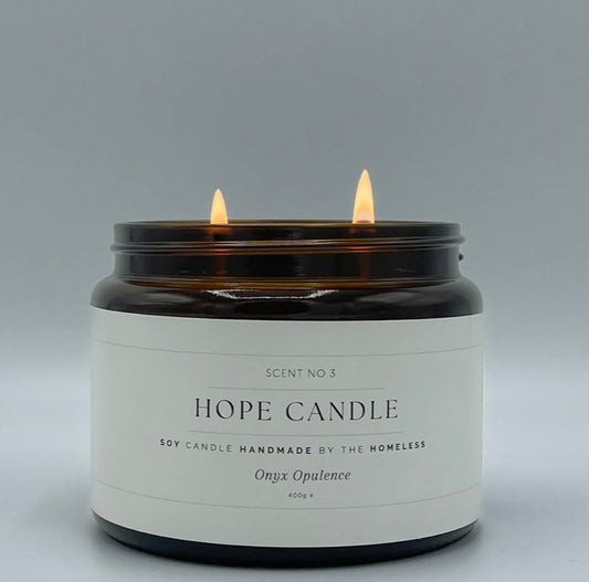 Onyx Opulence Artisan Candle (55+ hours) 400g