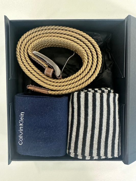 Belt and Socks Gift Box