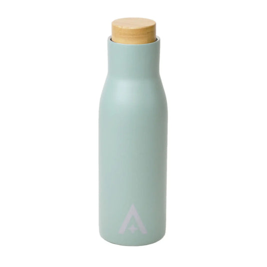 Insulated Double Wall Stainless Steel Travel Bottle - Green I