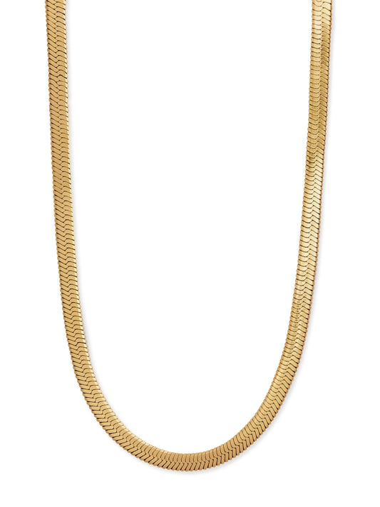 Gold Thick Snake Chain Necklace