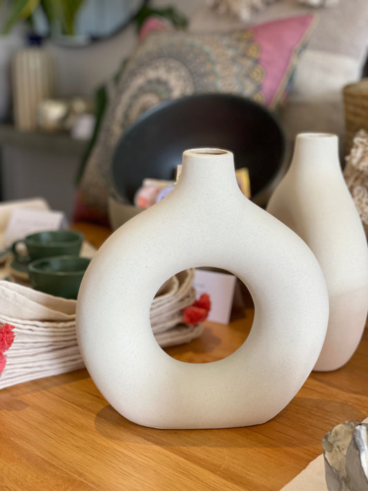 Ceramic Circle Vase