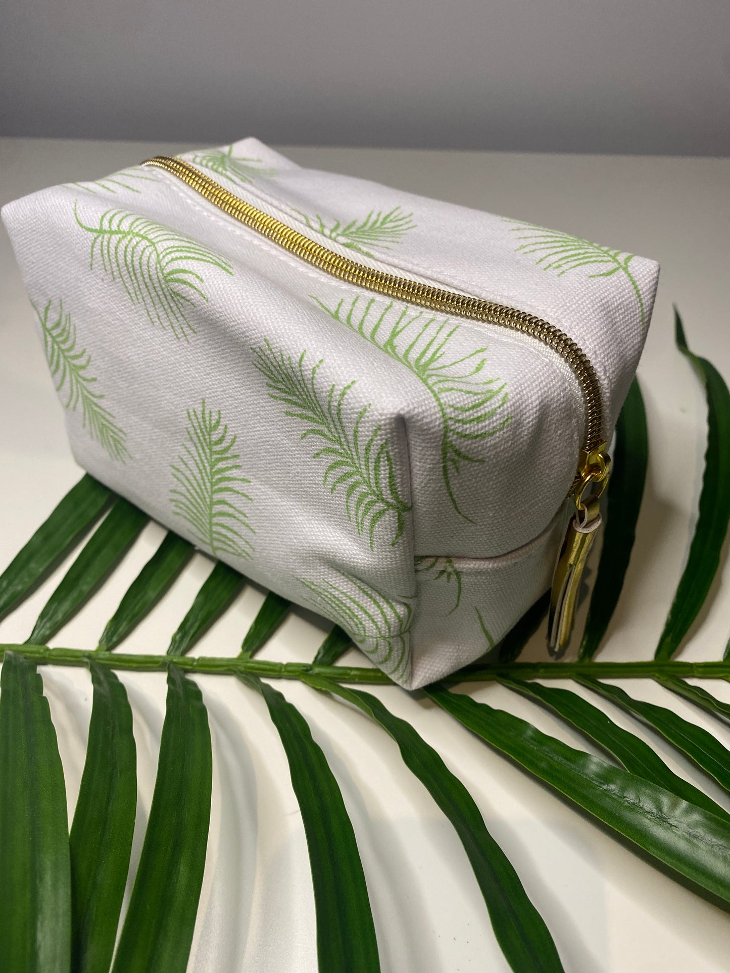 Botanical Print Canvas Pouches