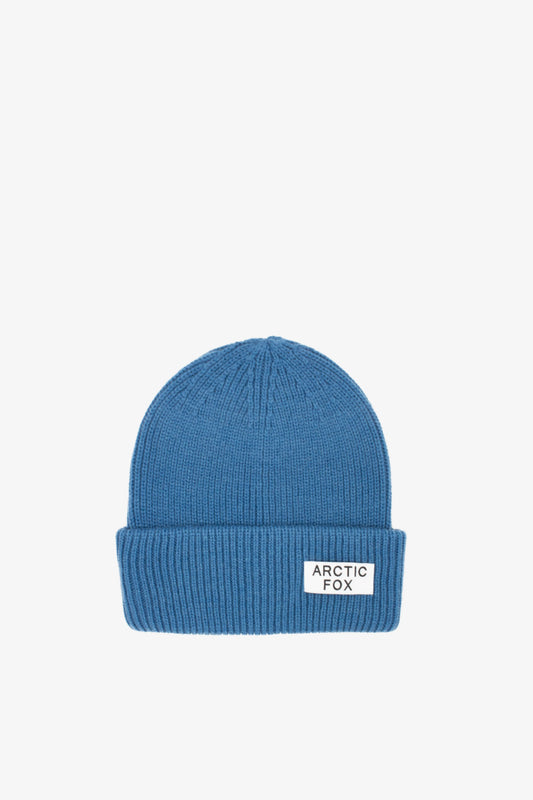 Arctic Fox Recycled Beanie Hat - Ocean Blue