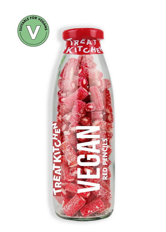 Vegan Fizzy Strawberry Flavour Pencils